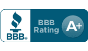 BBB A+ Rating badge for West Law Firm Injury Attorneys