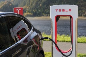 tesla charging station